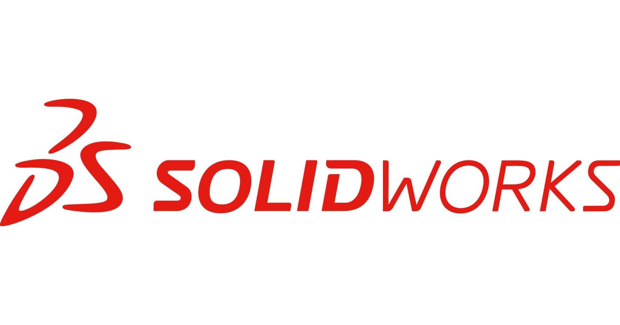 A red logo for solidworks